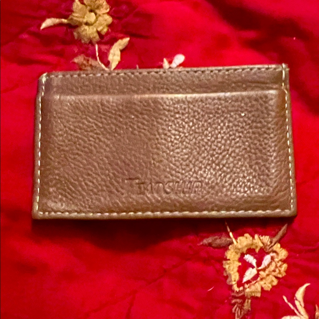 Brown Leather Card Holder